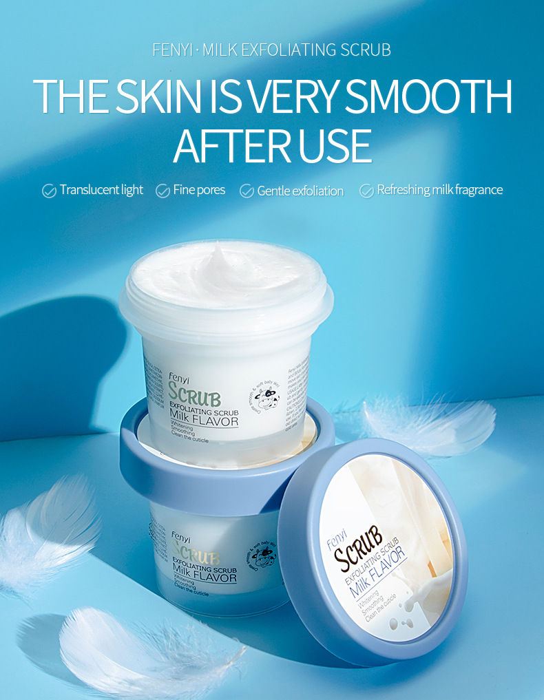 Thumbnail: FENYI Milk Exfoliating Scrub 100g for Body Cleansing
