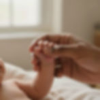 Holding a baby