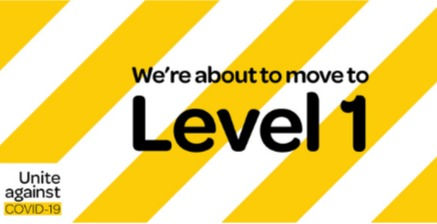 COVID Alert level 1 reminder