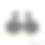 Thumbnail: Gold plated round Earrings, Blue