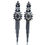 Thumbnail: Beautiful Gems Embellished Alloy Tassel Earring