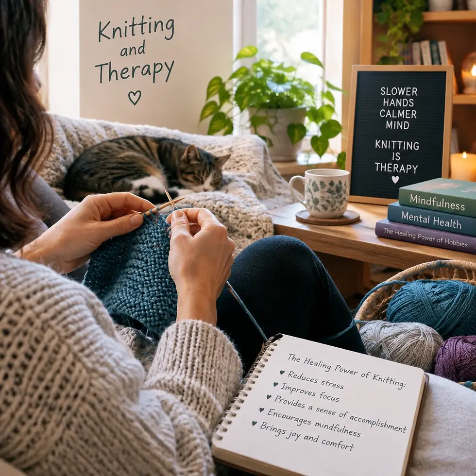The Healing Power of Knitting for Mental Health