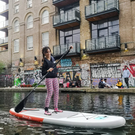 Paddleboarding in London
