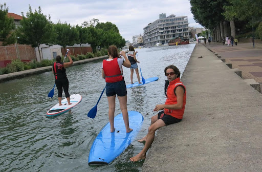 where rent paddle Ourcq Paris