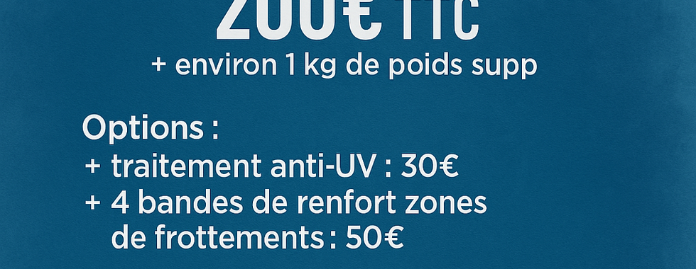 renforcement paddle gonflable