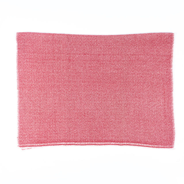 Thumbnail: Diamond Pattern Heavy Cashmere Scarf