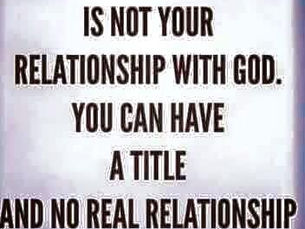 GOD IS THE ONLY BOSS THAT WILL FIRE YOU FROM YOUR POSITION (JOB) AND STILL ALLOW YOU TO WORK IN THAT