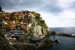 View of Manarola from sea