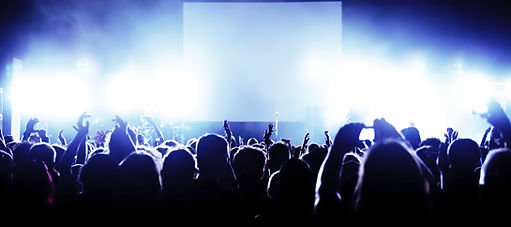 Lumières de la foule du concert