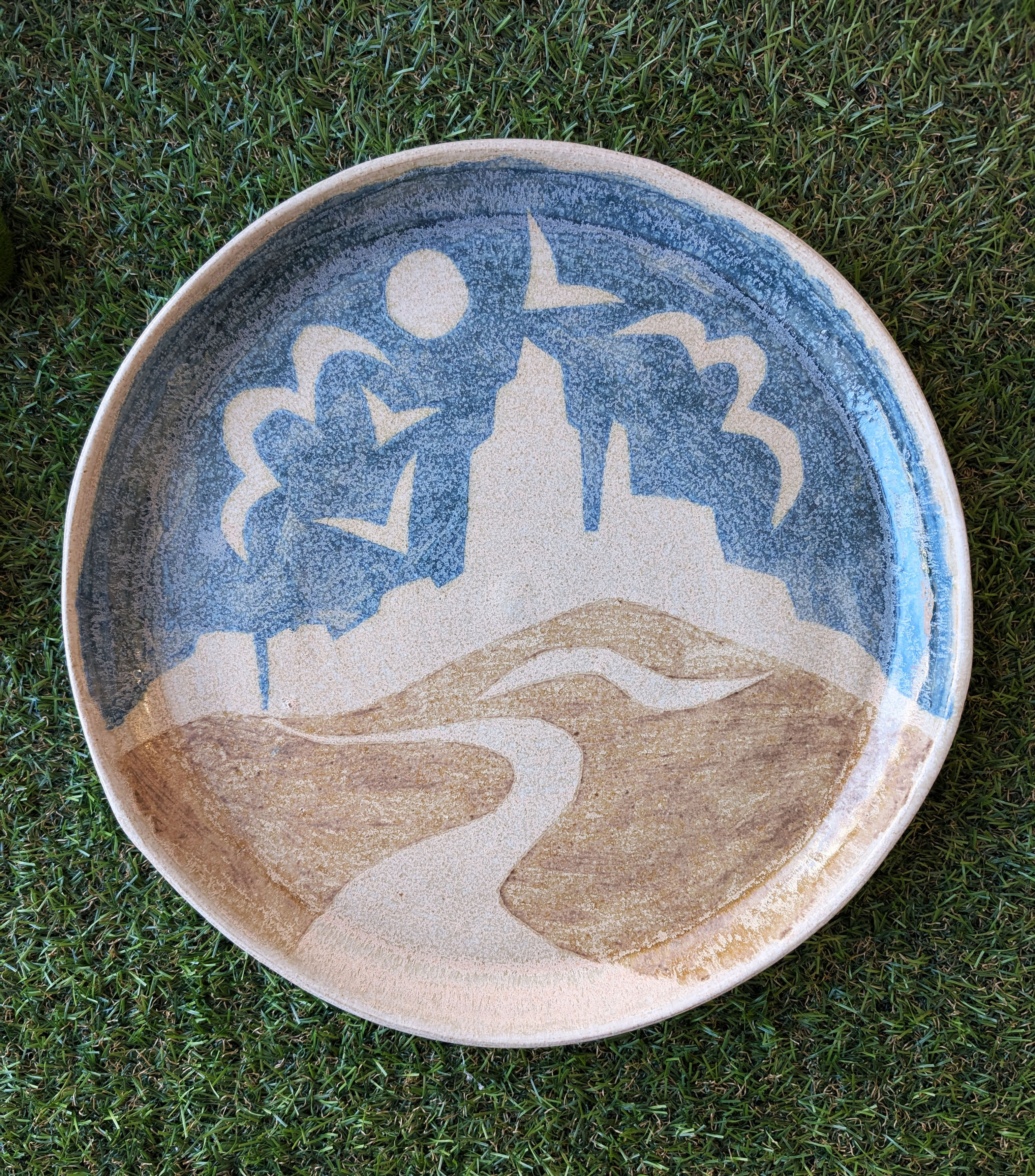 Corfe plate - CERAMICS - FIONA KELLY