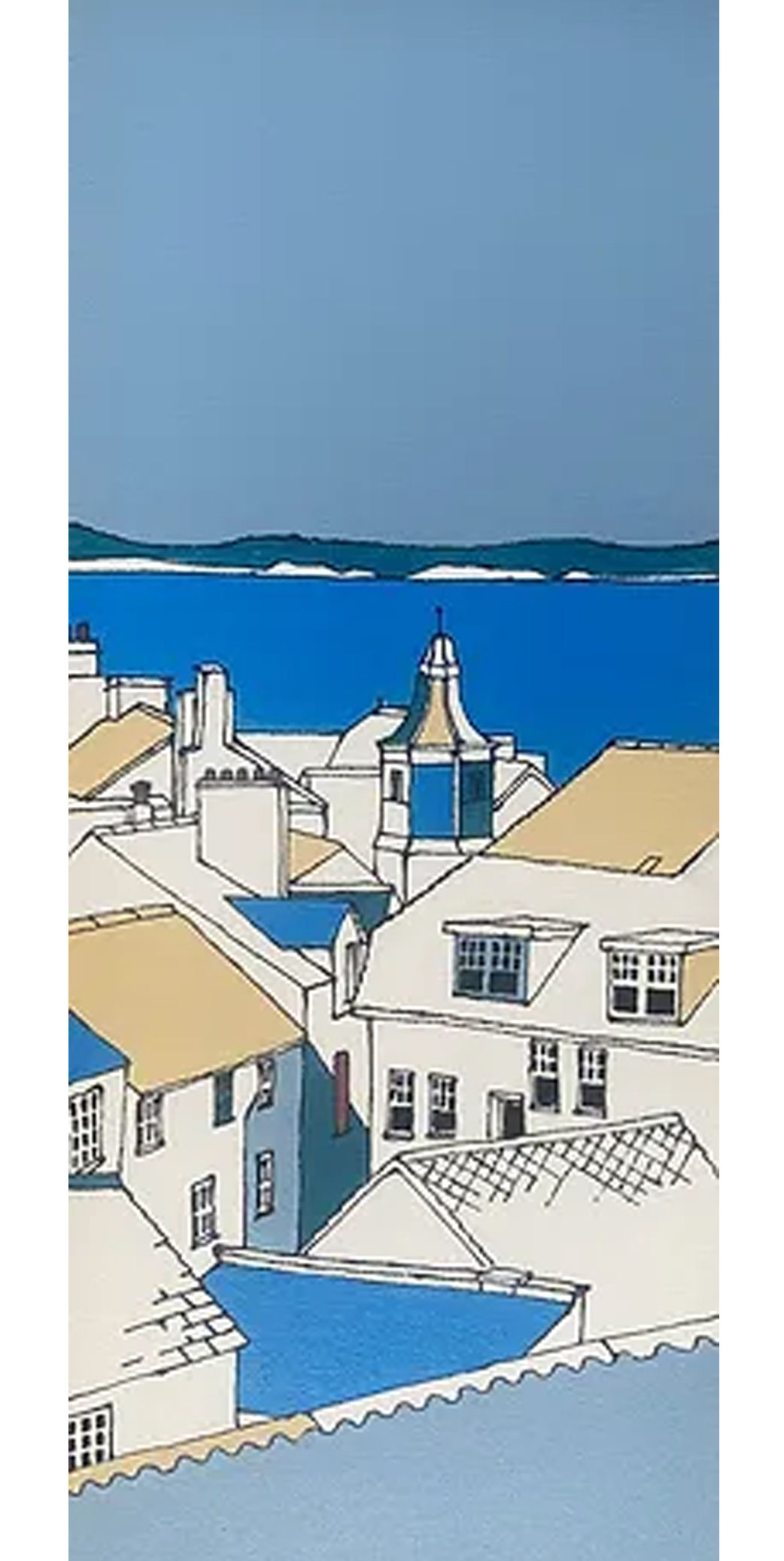 Rooftops of Lyme Regis - PRINT - ED MARRIOTT