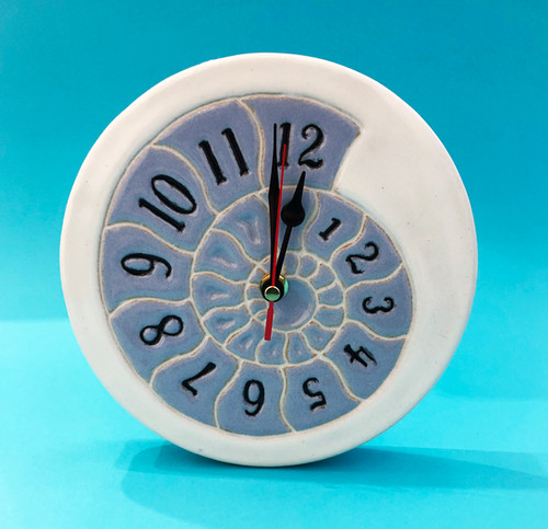 Round ammonite clock | Mysite