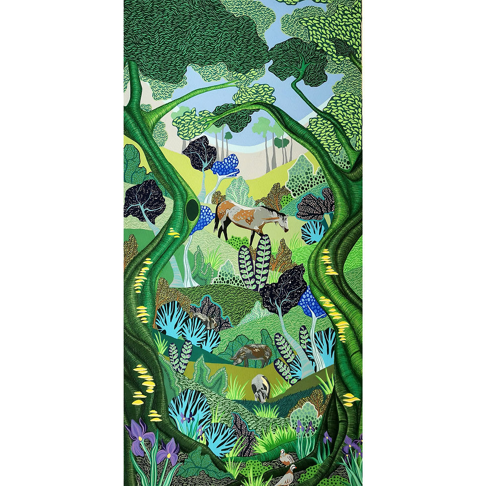 Pony in the New Forest - PRINT - NICKY STOCKLEY