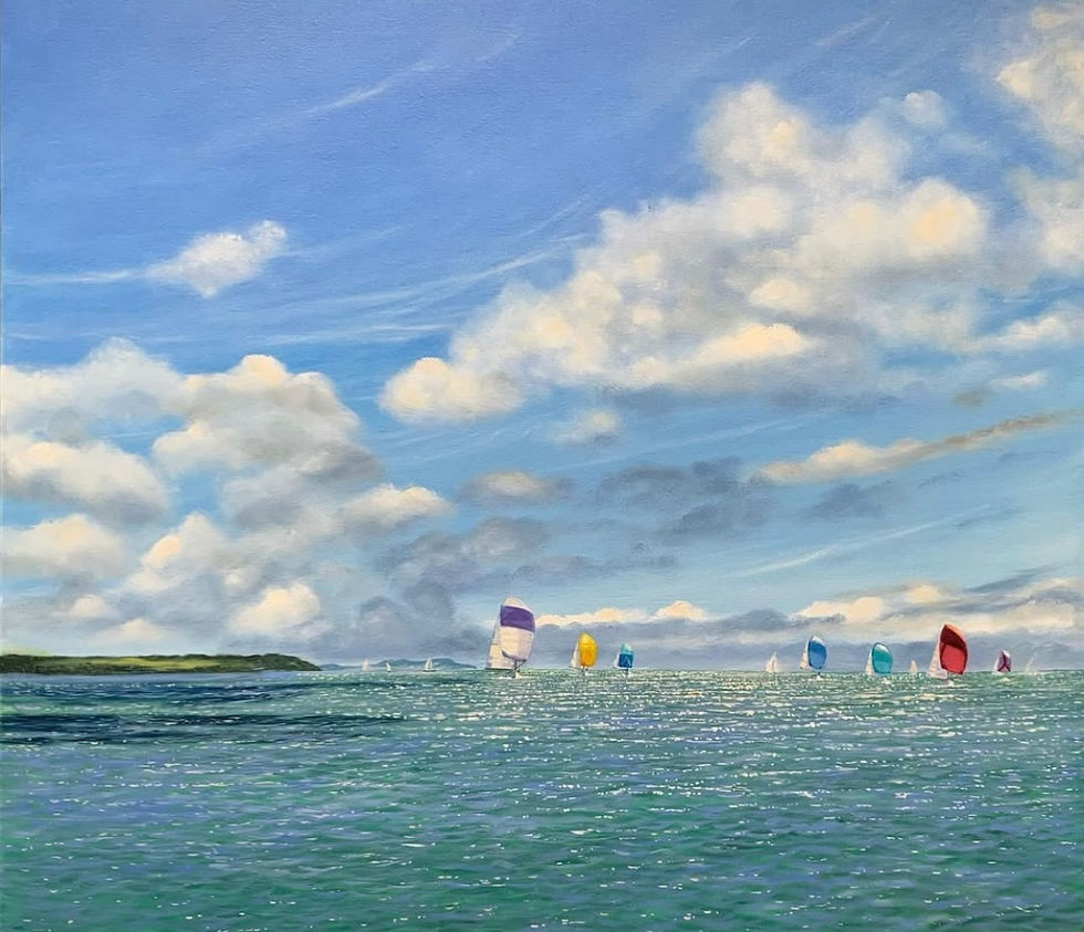 Solent sailing - PRINT - SARAH KELLY