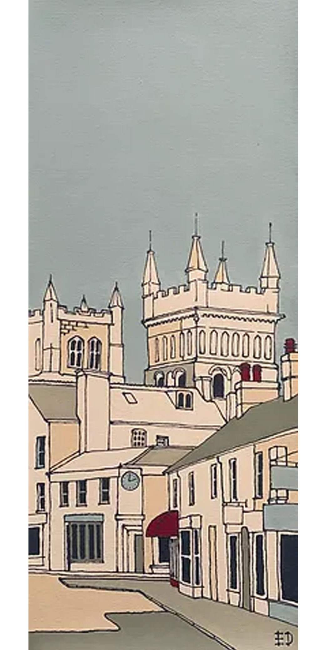 Wimborne Minster - PRINT - ED MARRIOTT