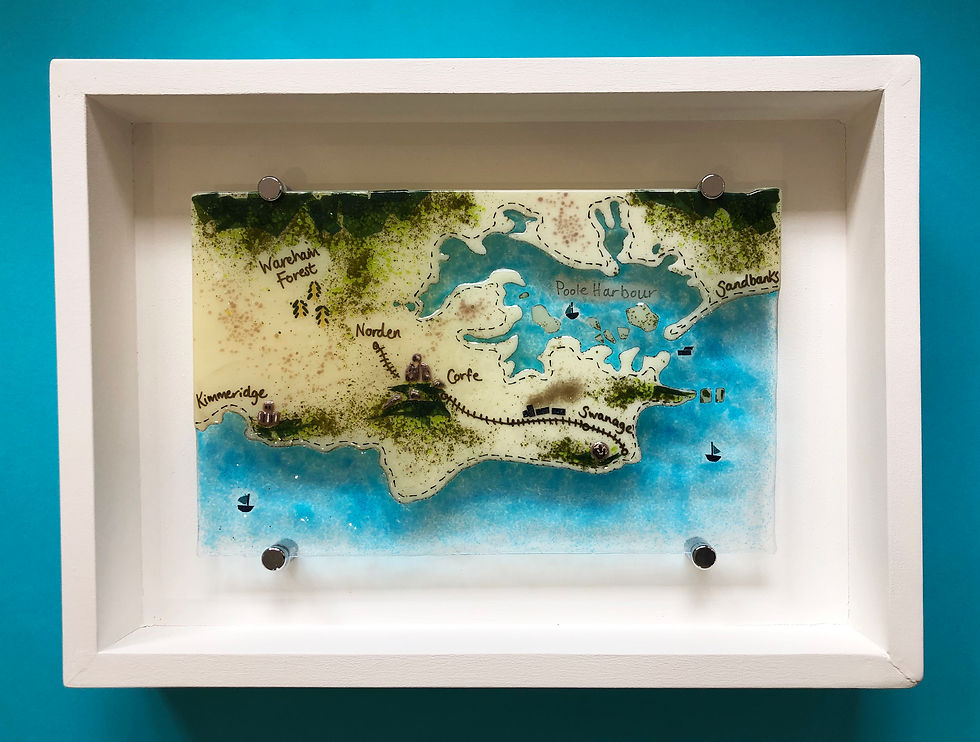 Purbeck Panel - GLASS - BRIONY MAPLE