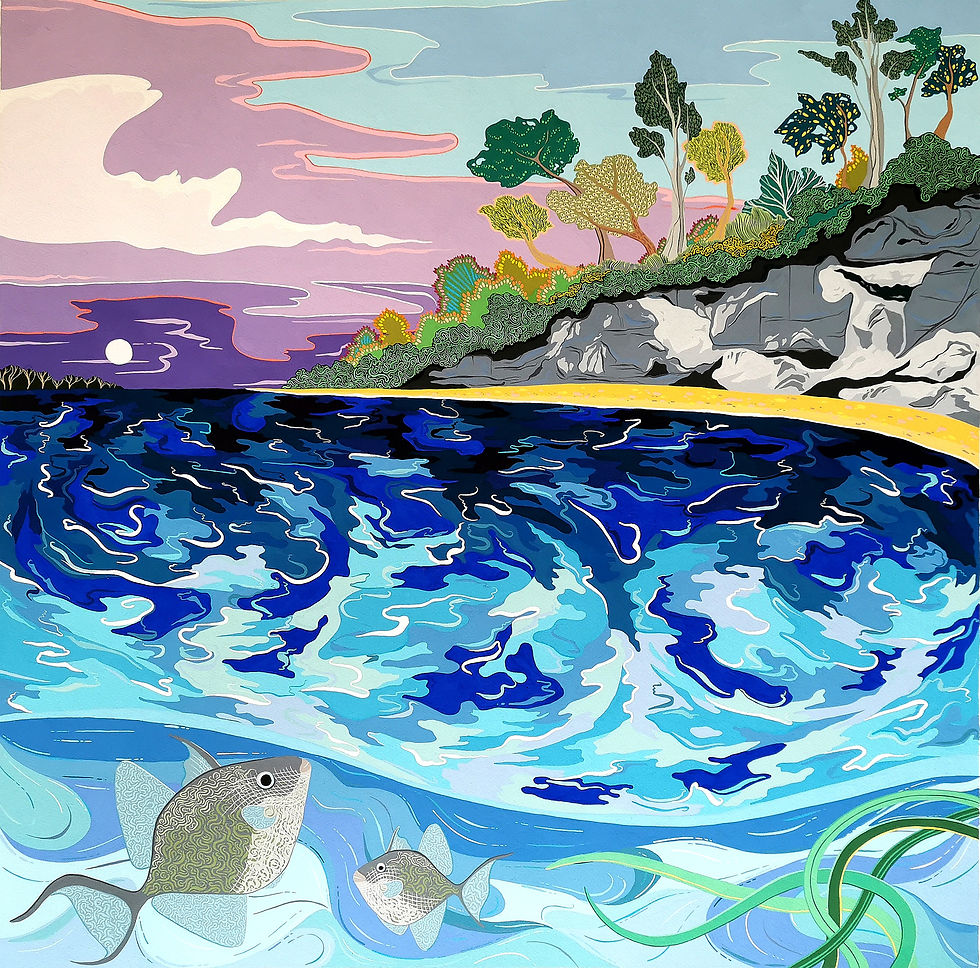 Triggerfish at Poole Harbour - PRINT - NICKY STOCKLEY