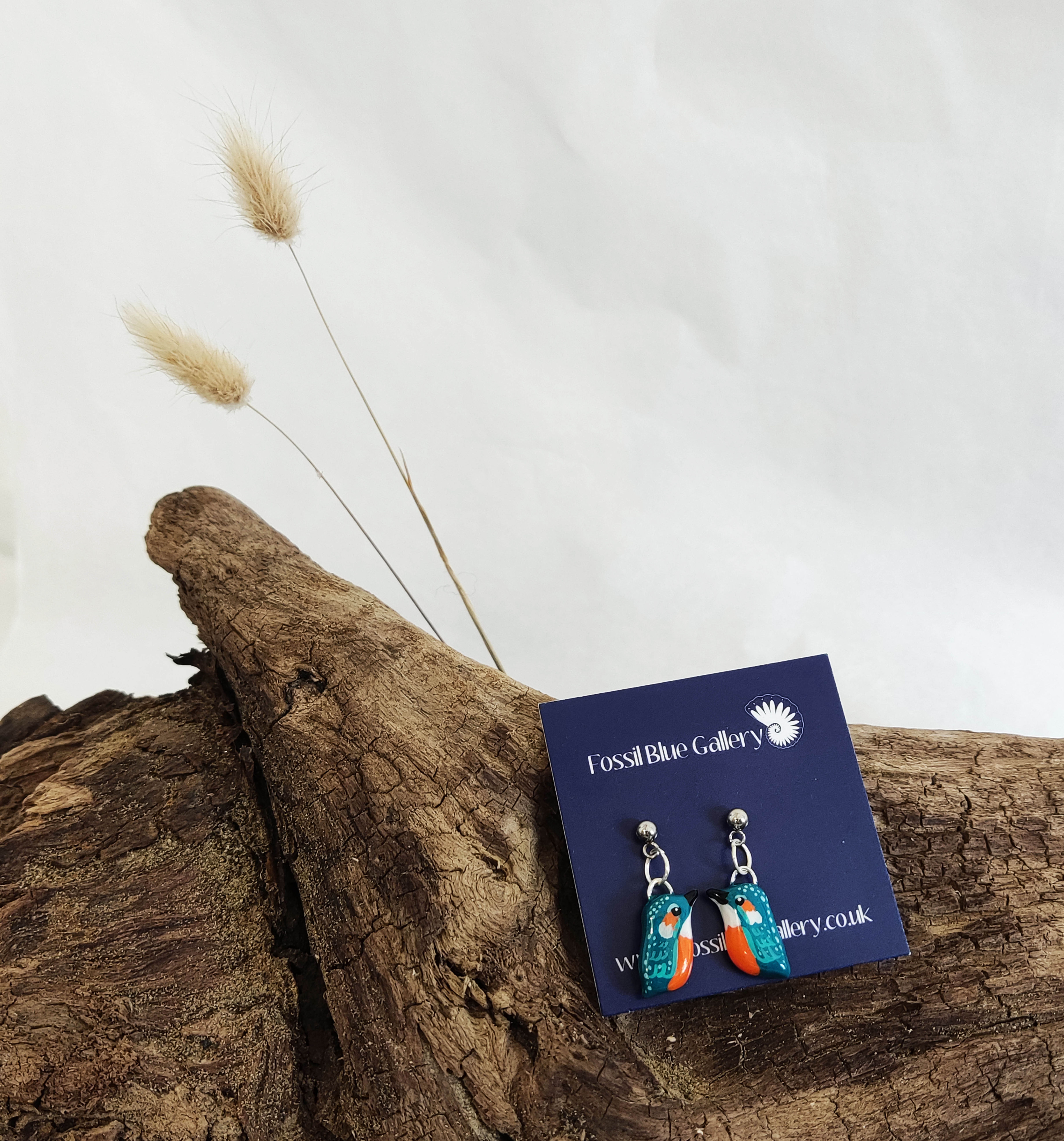 Kingfisher  earrings - JEWELLERY - NICKY STOCKLEY