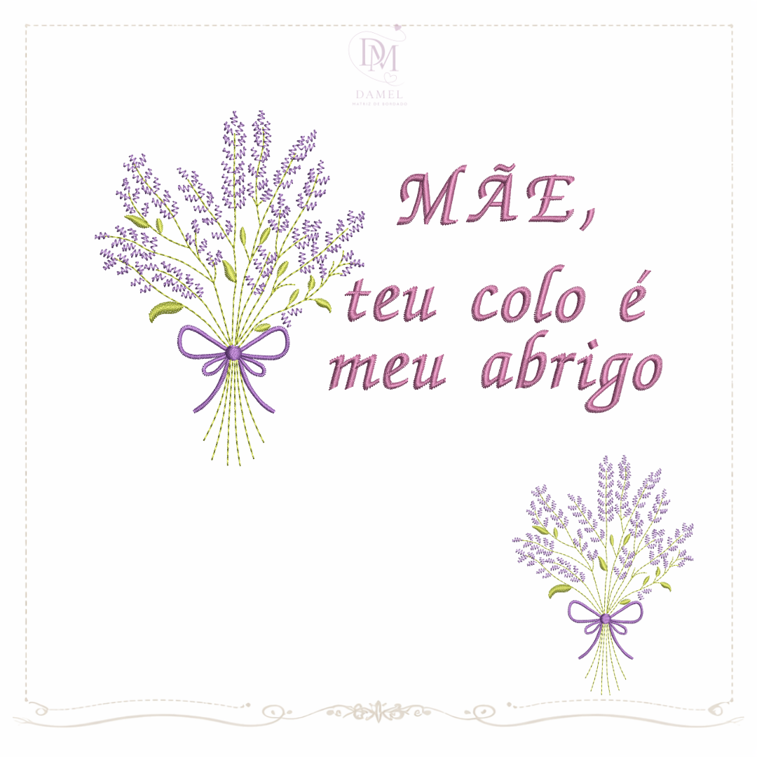 mastriz de bordado lavanda dia das mães