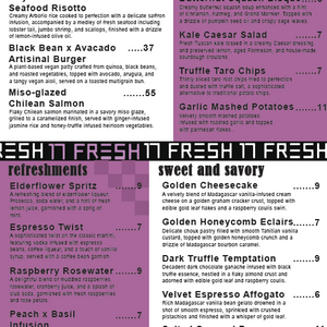 Restaurant Menu Mockup