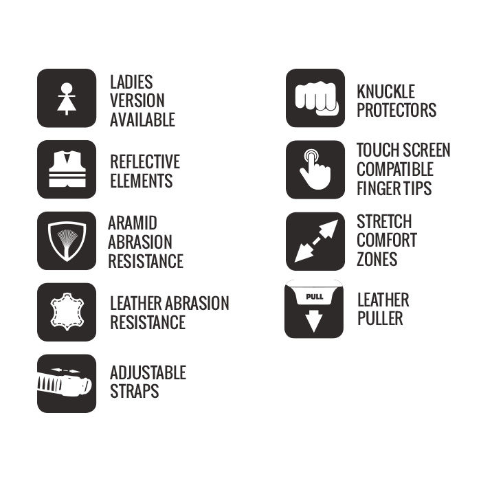 Thumbnail: 1840 Parado Gloves Blue