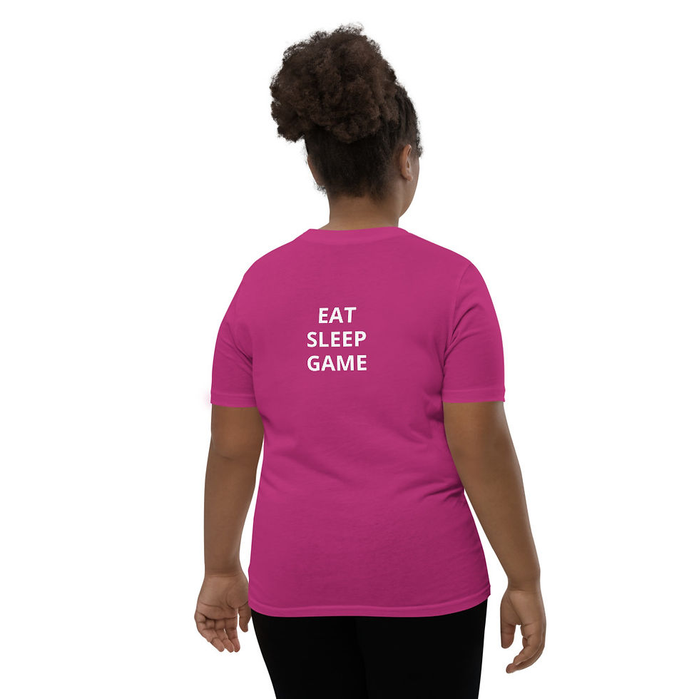 Thumbnail: Youth Short Sleeve T-Shirt "Gaming In Progress."