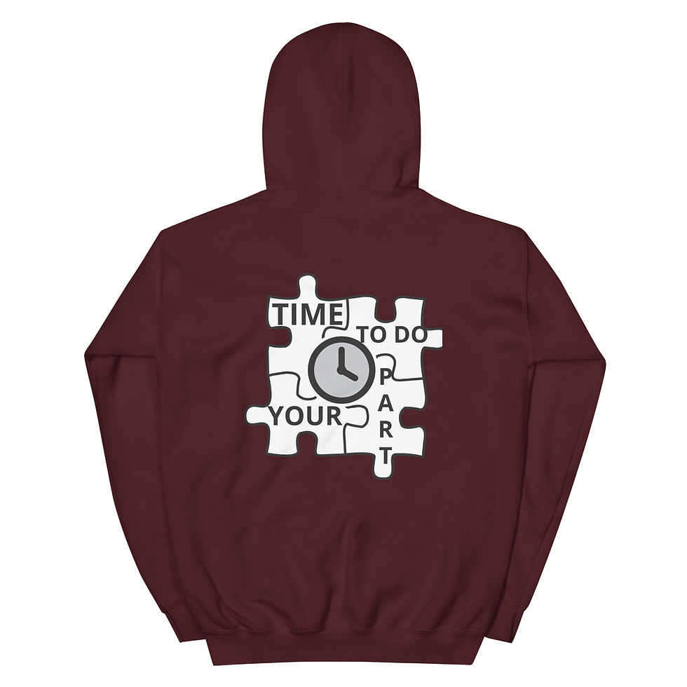 Miniatura: Unisex Hoodie "Time Theme"