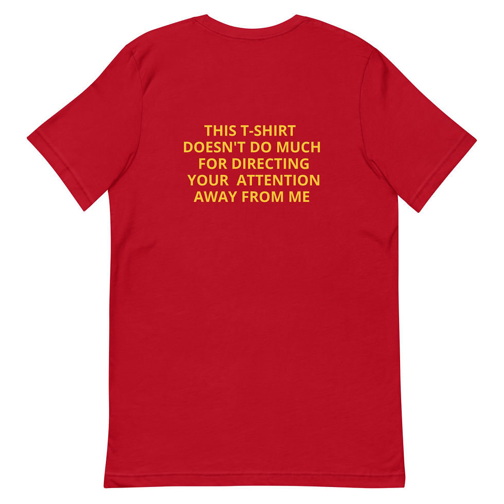 Miniatura: Short-Sleeve Unisex T-Shirt  "Look Away"