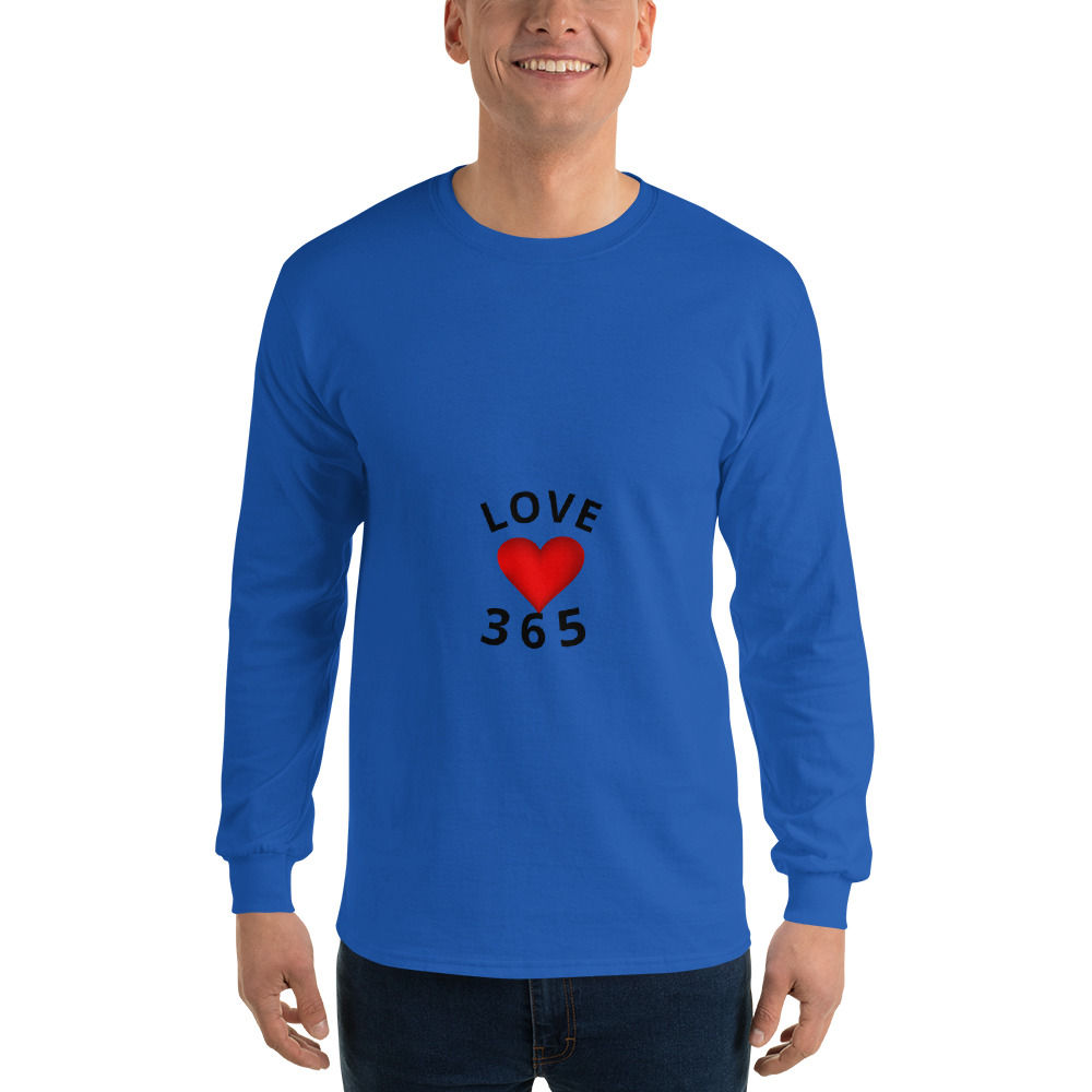 Men’s Long Sleeve Shirt - "Valentine Theme"