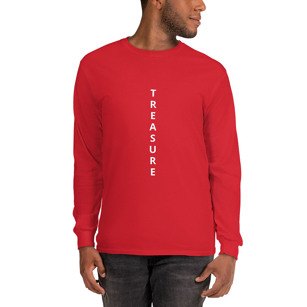 Thumbnail: Men’s Long Sleeve Shirt "Treasure"