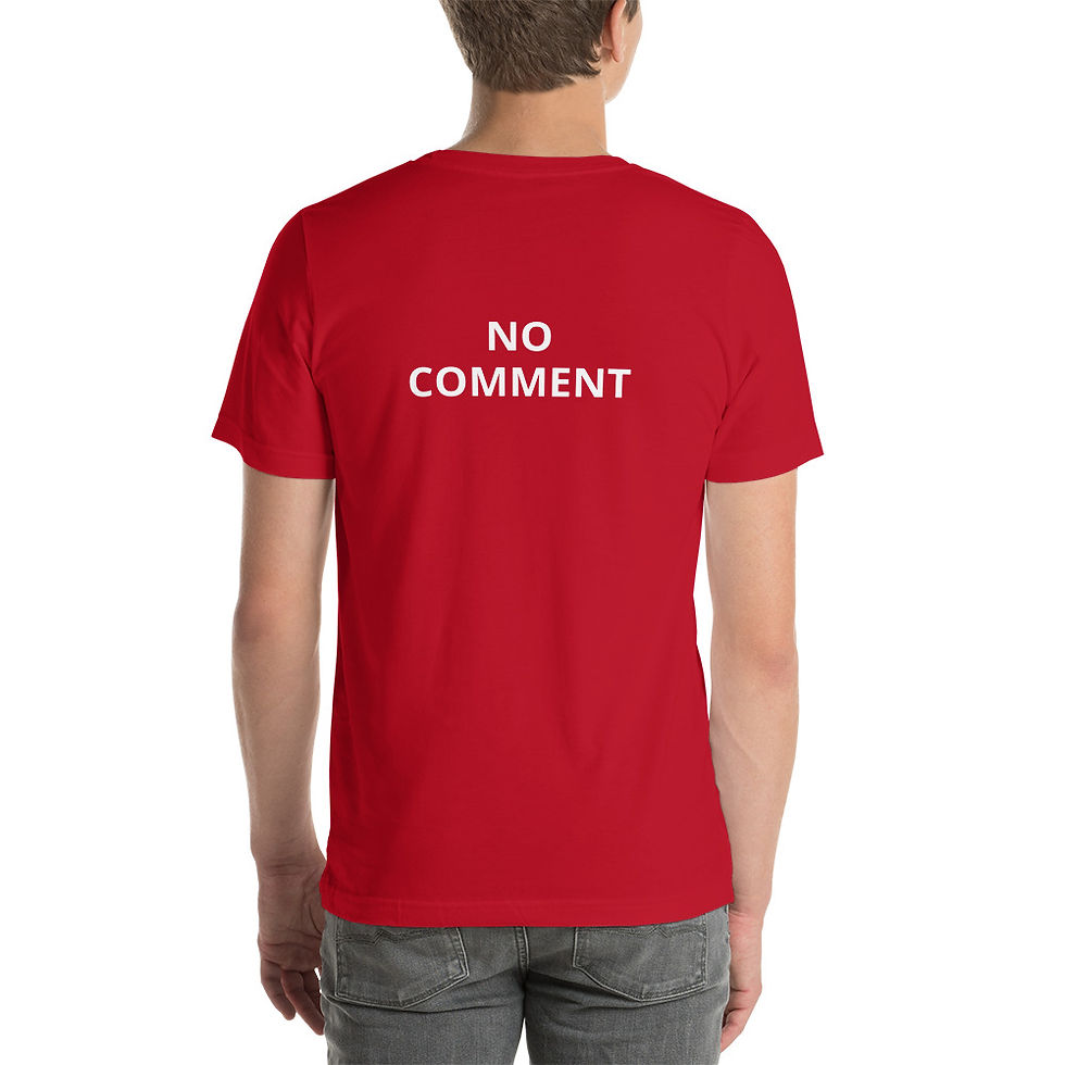 Miniatura: Short-sleeve unisex t-shirt "No Comments"