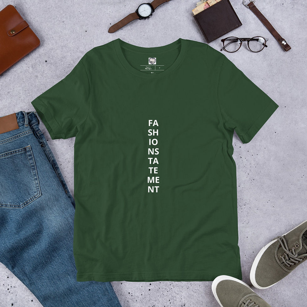 Thumbnail: Short-sleeve unisex t-shirt "FASHION STATEMENT