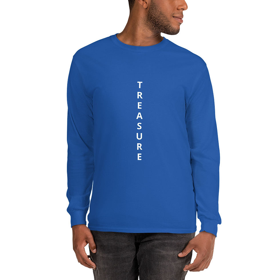 Thumbnail: Men’s Long Sleeve Shirt "Treasure"