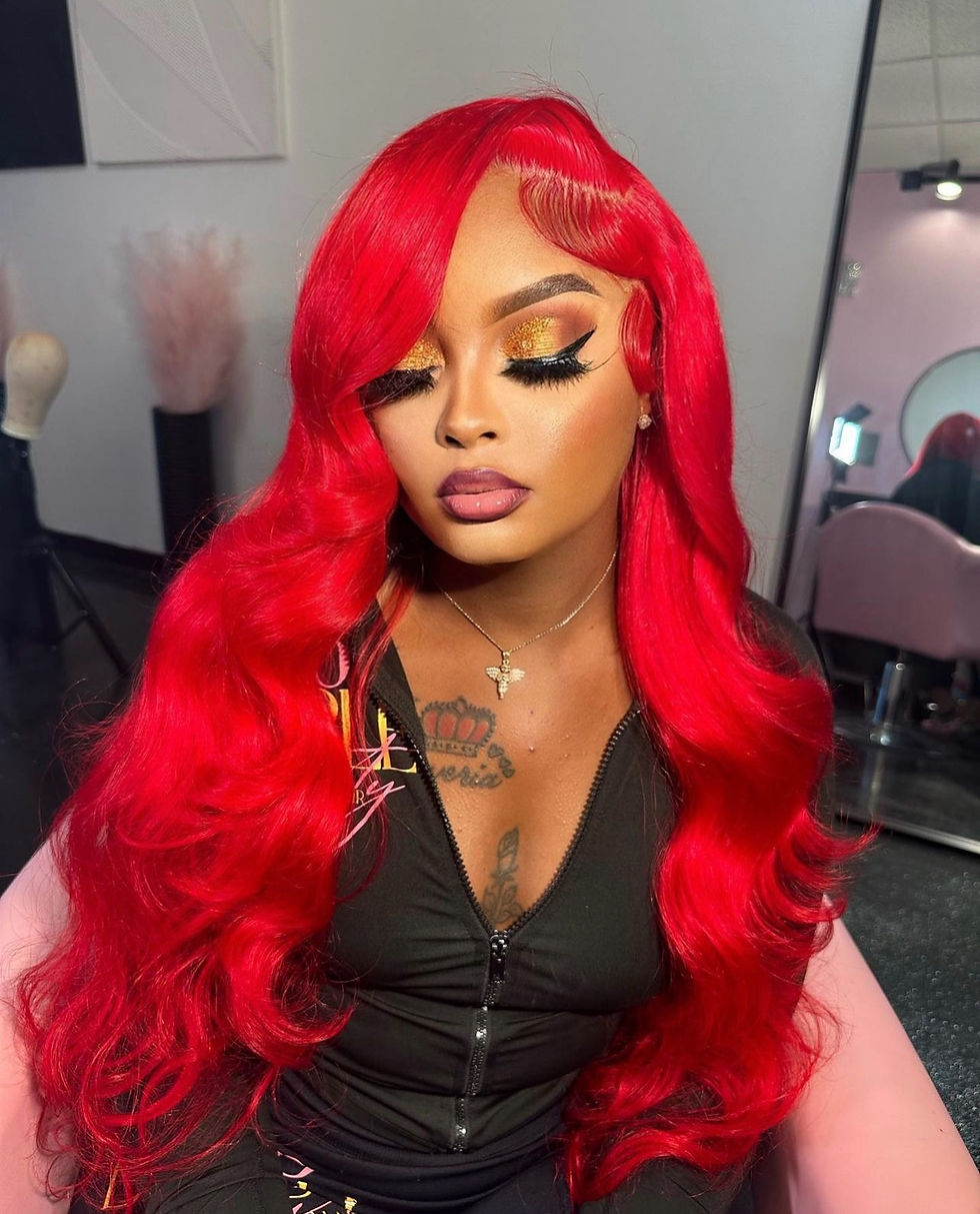 Thumbnail: 5x5 Blonde Body wave  closure wig