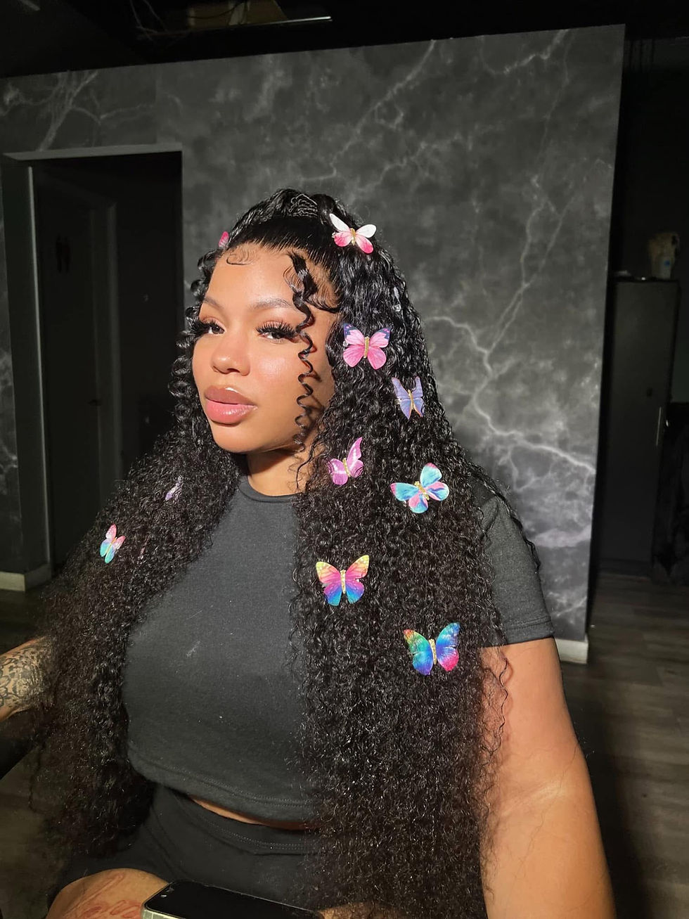 Thumbnail: Burmese curly Full Frontal Wig