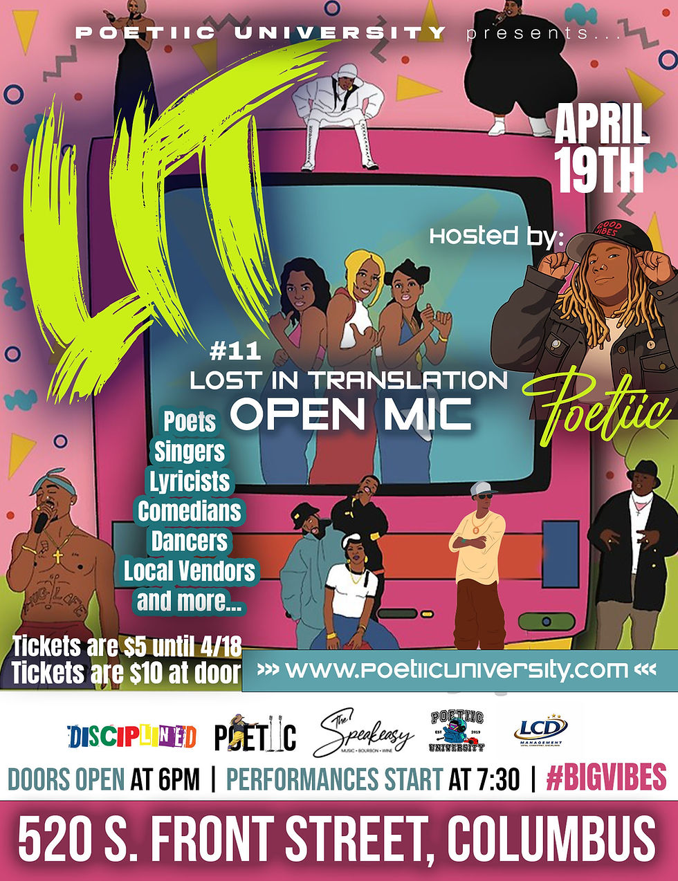 LIT Open Mic #11 (Columbus Chapter)