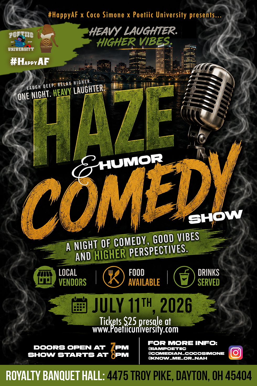 Haze & Humor Comedy Show