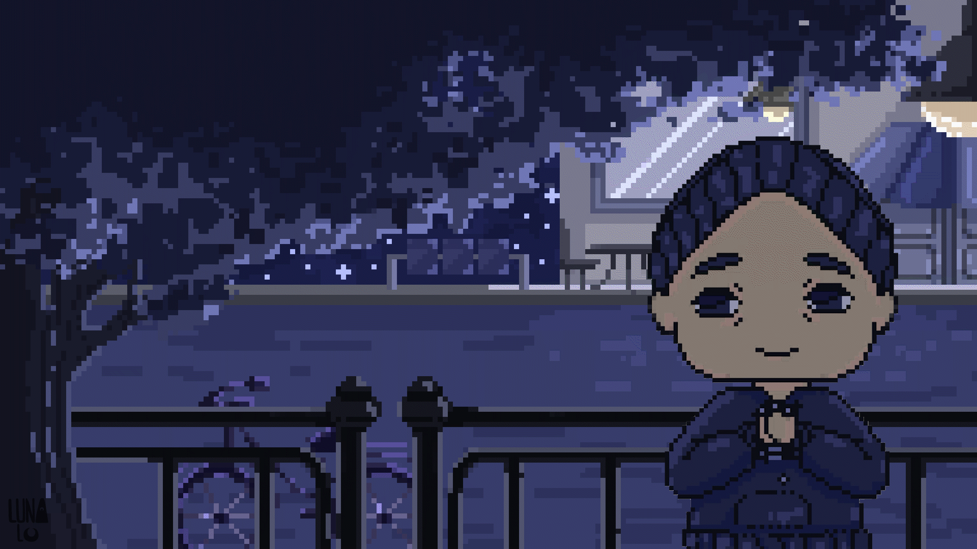 Paisaje pixel art ojos mas chill.gif