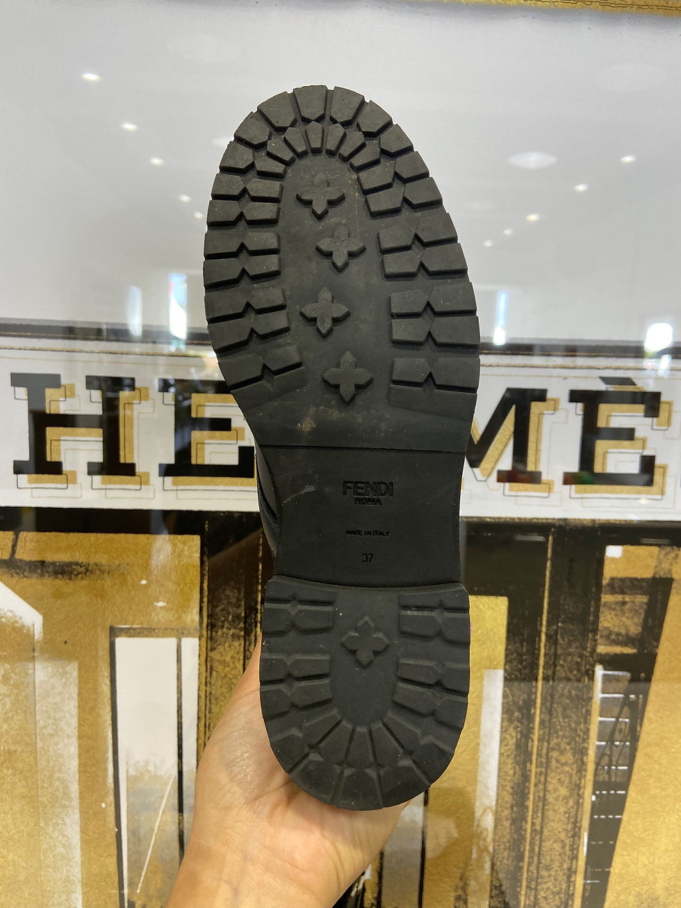 Thumbnail: Fendi Rockoko Biker Boots