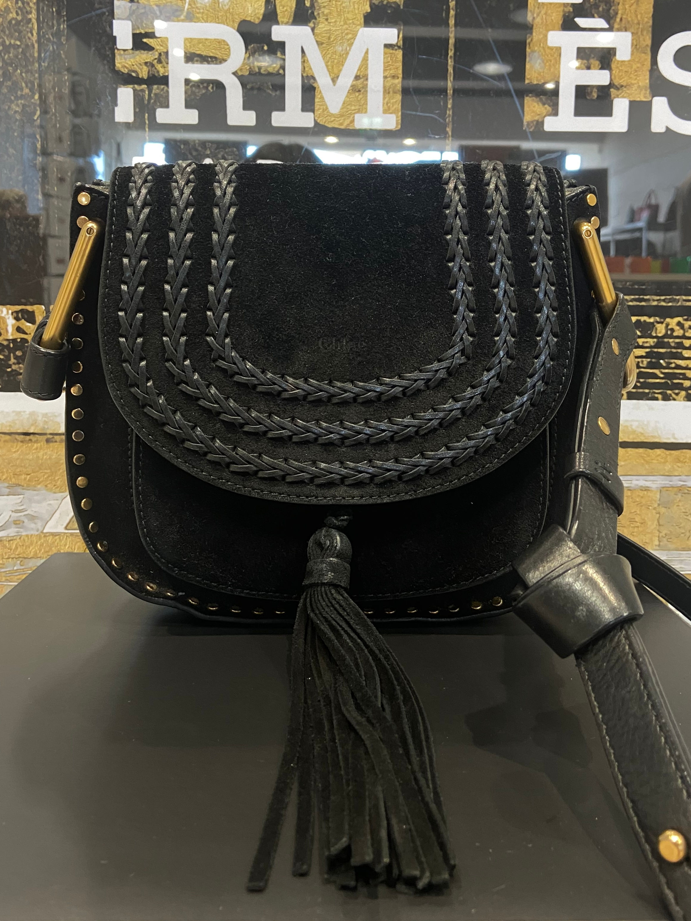 Chloe Suede Hudson Crossbody