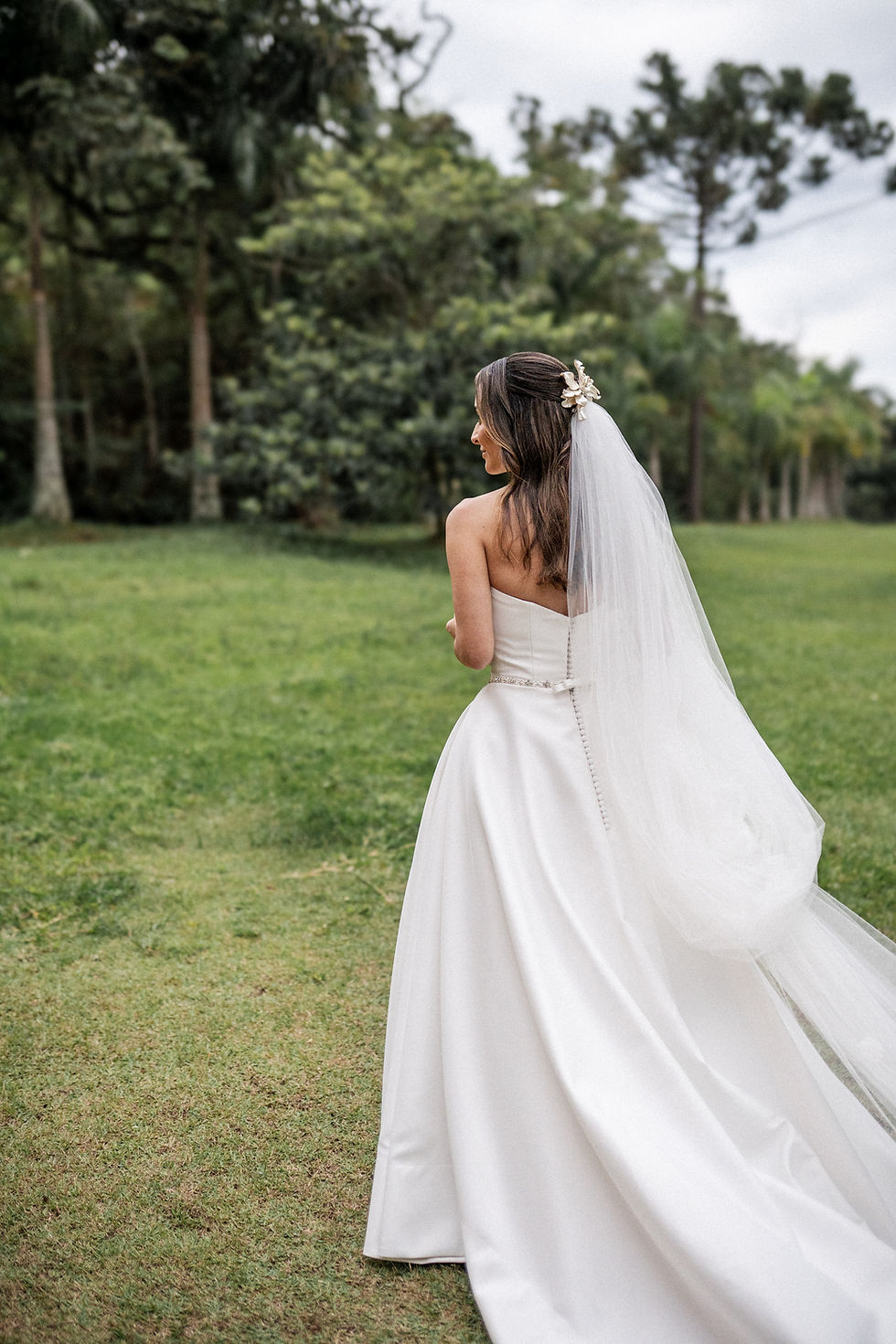Miniatura: Vestido de Noiva MINIMALISTA tomara que caia Hingrid Sathler