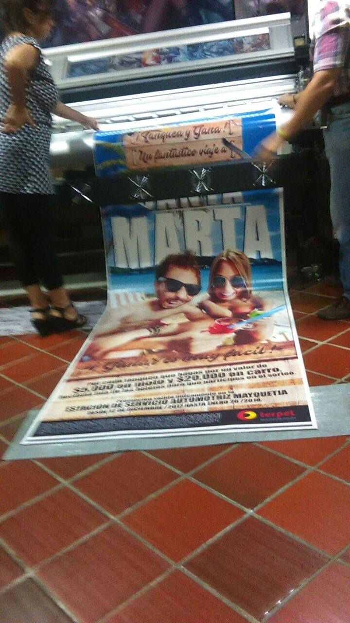 PENDÓN Publicitario 1mt x 2mts