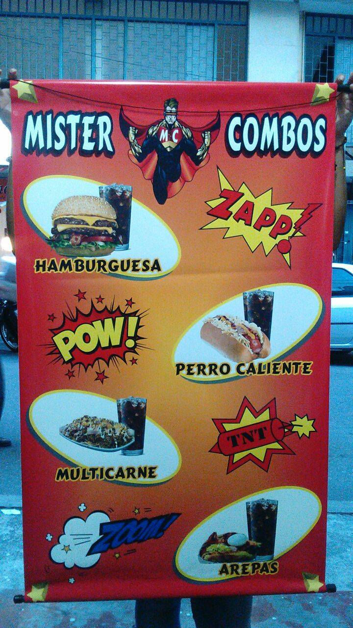 Pendón Comidas Rapidas