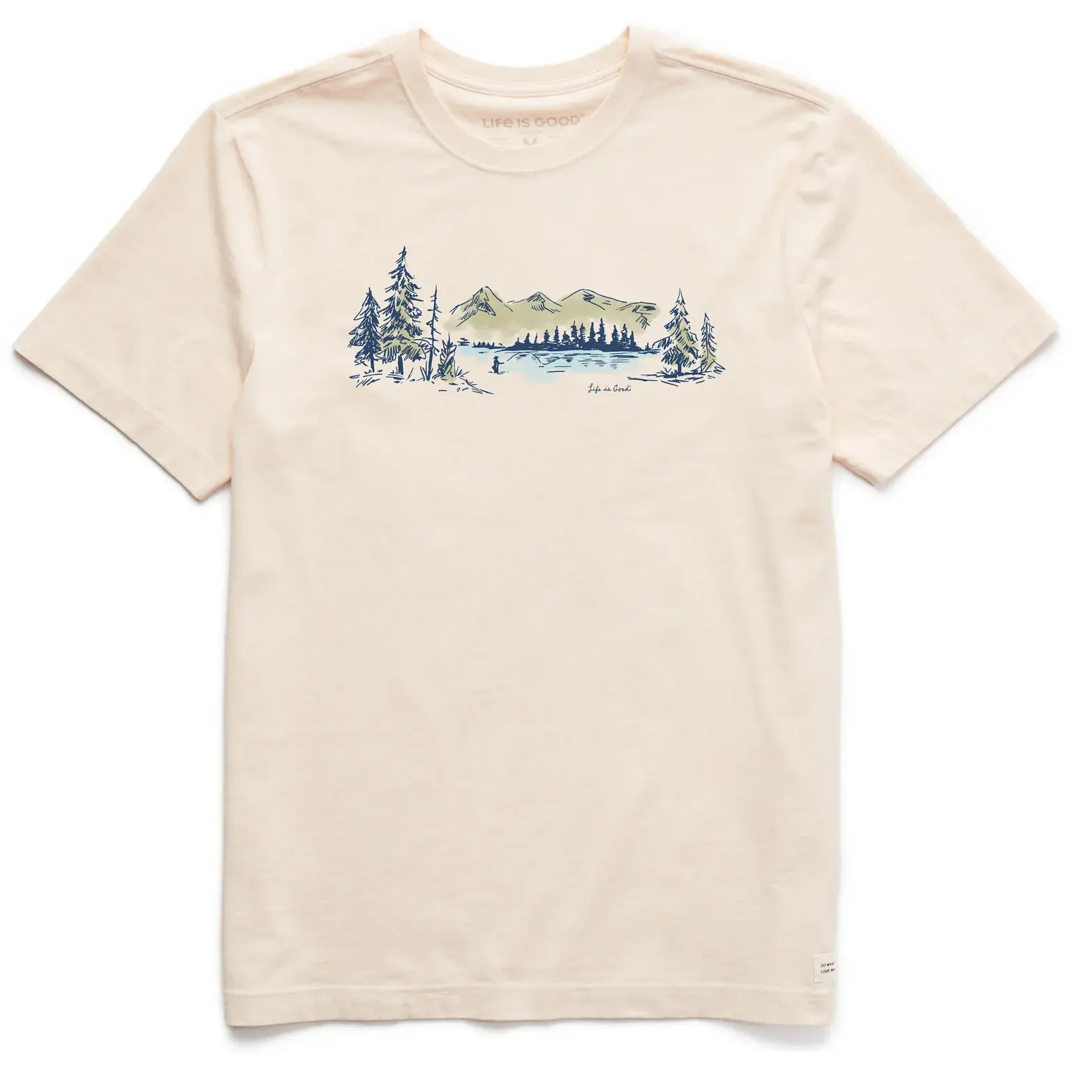 Life is Good Fly Fishing Vista Crusher Tee