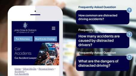 Frequently Asked Questions (FAQs) on Distracted Driving Accidents