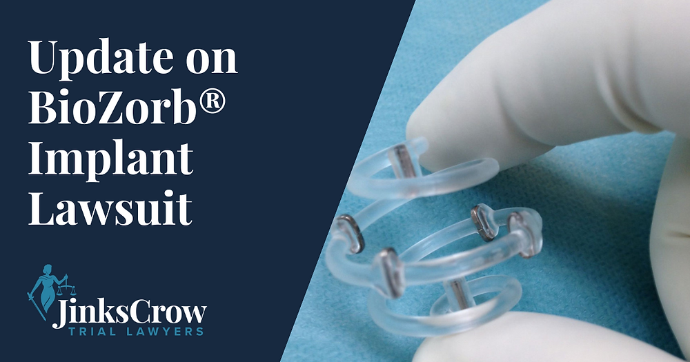 Update on Biozorb Implant Lawsuit
