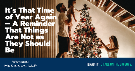 It’s That Time of Year Again – A Reminder That Things Are Not as They Should Be