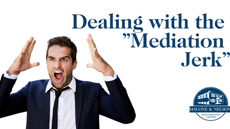 Dealing with the Mediation Jerk