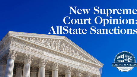 New Supreme Court Opinion: AllState Sanctions