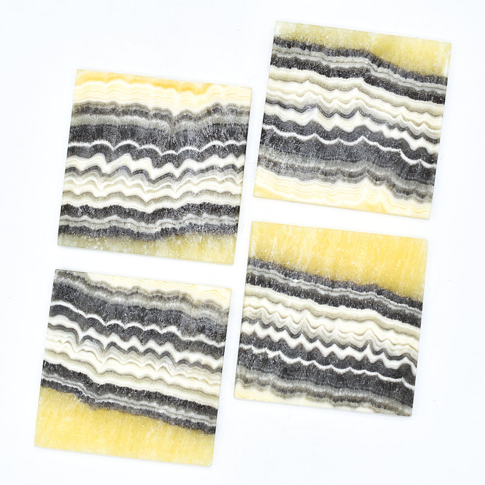 Thumbnail: Onyx Coasters - Set of 4